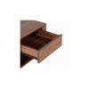 Yuko Engineered Wood Bedside Table with One Drawer in Columbia Walnut Finish