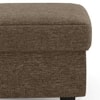 Walton Compact Ottoman Sofa Fabric - Fossil Brown