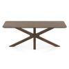 Anderson Solid Wood 8 Seater Dining Table In Danish Walnut Finish