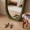 The Artment Green Fluid Reflection Unbreakable Floor Mirror For Home (170 X 70 CM)