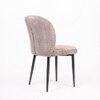 Cotton Fabric Dining Chair in Pink Colour
