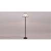 Glenn Black Cotton Shade Floor Lamp