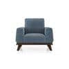 Granada Essential 1 Seater Fabric Sofa In Ocean Weave