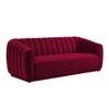 Rosa Fabric Sofa (Maroon)