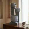Water Fountain Nordic Serenity Water Fountain in 3 Tier in Slate Grey Colour