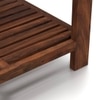 Claire Coffee Table (Size: Compact, Finish: Teak)