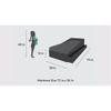 Ramp Up Engineered Wood Drawer Storage Bed in Electric Blue Colour