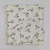 Rhea White Floral 290 TC Cotton Flat Single Size Bedsheet with 1 Pillow Cover – Threads