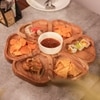 Ireka Homes FloraFeast Chip and Dip Platter with Bowl