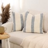 Shivalik Set Of 2 Cushion Covers With Dark Blue Colour