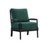 Luxe Boucle Fabric Lounge Chair in Green Colour