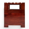 Harvey Sheesham Wood Contemporary Bedside Table End Table In Honey Finish
