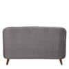 Nilo Velvet 2 Seater Sofa in Grey Colour