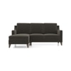 Abbey Sectional Sofa (Colour : Smoke Grey, Cushion : Soft, Seater : Left Aligned 2 Seater + Left Aligned Chaise)