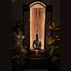 Brown Fiber Glass 4Ft Slate Indoor Water Fountain