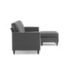 Monznij Sectional Fabric Sofa - Grey
