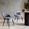 Momence Metal Accent Chair in Grey Colour