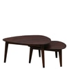 Nesting Solid Wood Nested Table In Walnut Finish