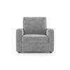 Apollo High Back 1 Seater Fabric Sofa in Granite Weave Colour