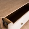 Neo Kyoto Solid Wood Chest of Drawers in Brown Colour