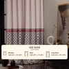 Stoa Paris Satin Long Door Curtains, Room Darkening Blackout Curtains Pack of 2, Noble Rose - with Back Lining