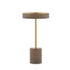 Cosmo Metal Drink Table in Gold Finish