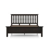 Raynor Solid Wood Queen Size Bed Without Storage (American Walnut Finish)