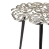 De Aluminium Side Table in Silver Colour