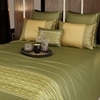 Stoa Paris Super King Bedsheet  Bedsheet, Eternal Glow, Olive Oasis