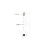 Thessaly Black Bamboo Shade Floor Lamp