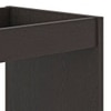 Ally Engineered Wood Side Table in Dark Wenge Finish