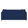 Daraco Velvet 3 Seater Sofa in Navy Blue Color