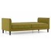 Felicity 3 Seater Click Clack Sofa cum Bed In Olive Green Colour