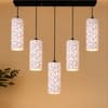 Devansh Solid Wood Electric Wall Light in Brown Colour with Grey Shade Count of 1 Light