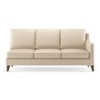 Abbey Sectional Sofa (Colour : Pearl, Cushion : Soft, Seater : Left Aligned 3 Seater + Left Aligned Chaise)