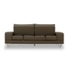 Benjamin 3 Seater Leatherette Sole in Ash Grey Colour