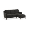 Abbey Sectional Sofa (Colour : Graphite Grey, Cushion : Soft, Seater : Right Aligned 2 Seater + Right Aligned Chaise)