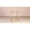 Meylon Metal Side Table in Gold Finish