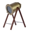 Star Gold Light Study Lamp in Brown Shade