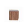 Yuko Engineered Wood Bedside Table with One Drawer in Columbia Walnut Finish
