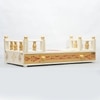 D'Dass Multi Color Mdf and Sheesham Wooden Temple For Pooja