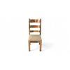 Newport Sheesham Wood   Dining Chair in Jute Beige     TEAK FINISH