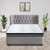 Relax Pillow Top With ISPT Technology 8 Inch King Size Hybrid Memory Foam and Pocket Spring Mattress (72X72 Inches), No Partner Disturbance, SoftRelax Comfort, with PU Foam