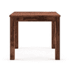 Arabia Solid Wood 4 Seater Storage Dining Table In Teak Finish