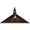 turvi solid wood prayer unit in mahagony finish