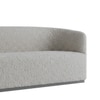 Stylishsimplicity Wood 2 Seater With Upholstery Non Storage Sofa In White Colour