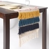 Layered Tassled Table Runner