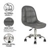 Beautiful Leatherette Dining Chair in Grey Colour