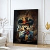 The Castle Decor Luxury Mafia Cartoon Wall Art Framed Painting 20x30 Inch