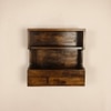 Florentine Wooden Wall Shelf Organiser